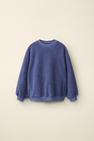 CREATED BY CARAMEL LONDON X ZARA 타월 스웨트셔츠 - Zara의 블루 - 이미지 0