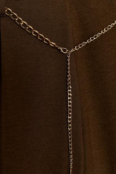 SHORT À CEINTURE - Marron de Zara - Image 5