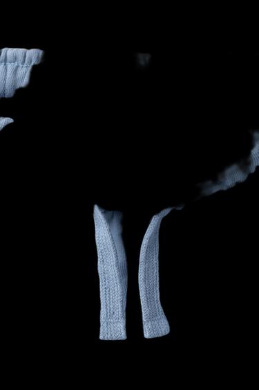 CONJUNTO JOGGING CAMISETA Y BERMUDA ETIQUETA - Azul claro de Zara