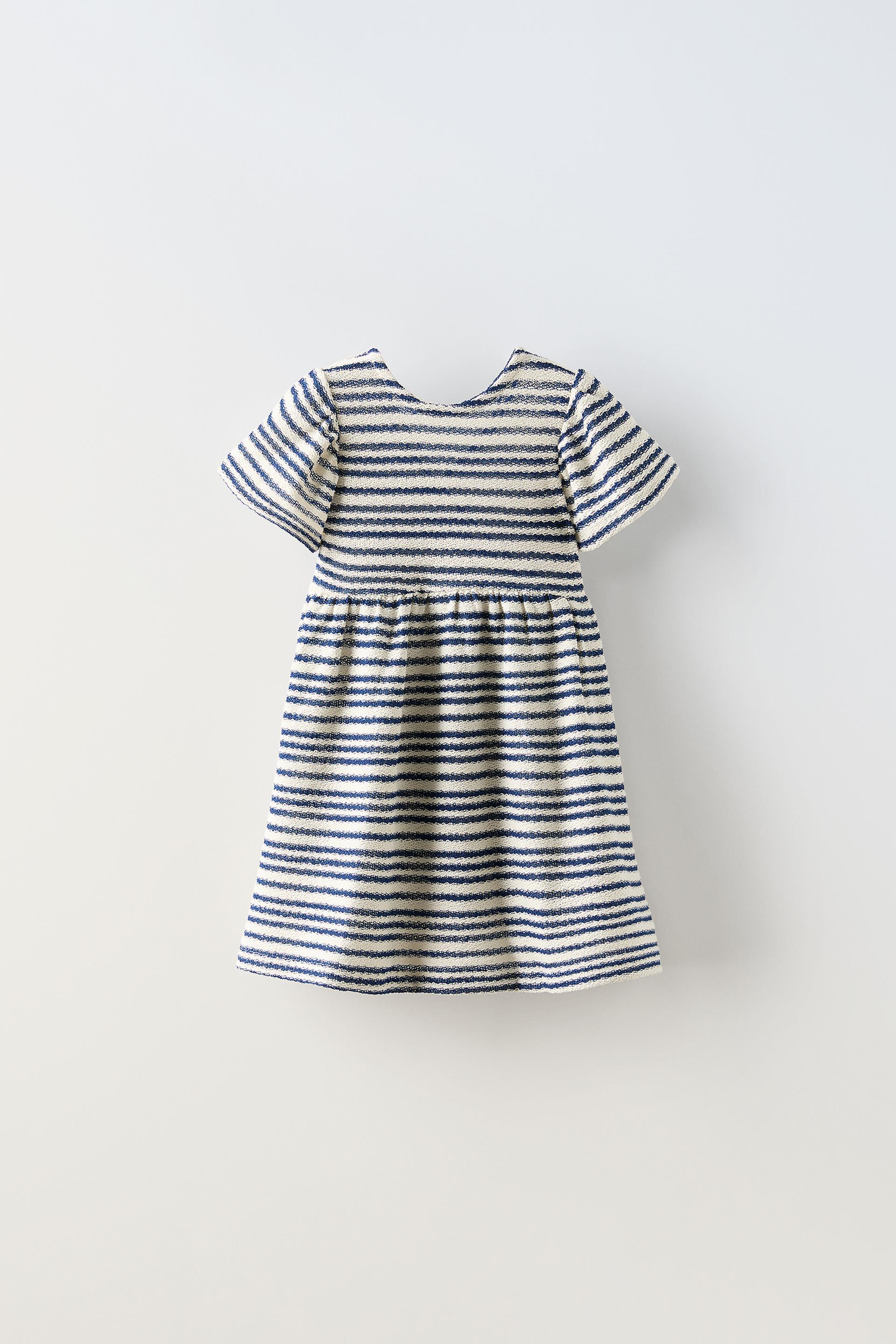 Zara striped shops dress