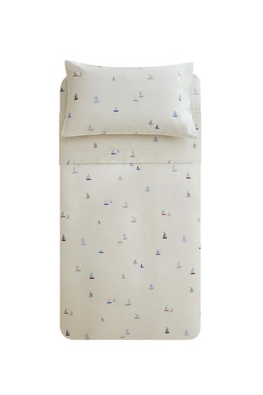 KIDS' COTTON BOAT DUVET COVER - Multicoloured by Zara