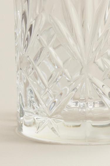 CRYSTALLINE TUMBLER WITH RAISED DESIGN - 990 by Zara - Image 3