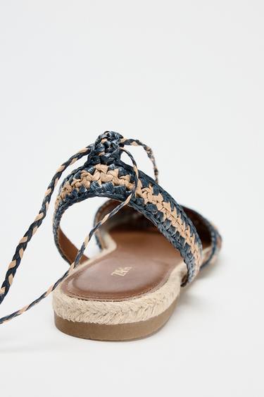 CHAUSSURES PLATES TRESSÉES - Multicolore de Zara - Image 5