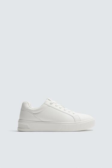 MONOCHROME CHUNKY TRAINERS - White by Zara