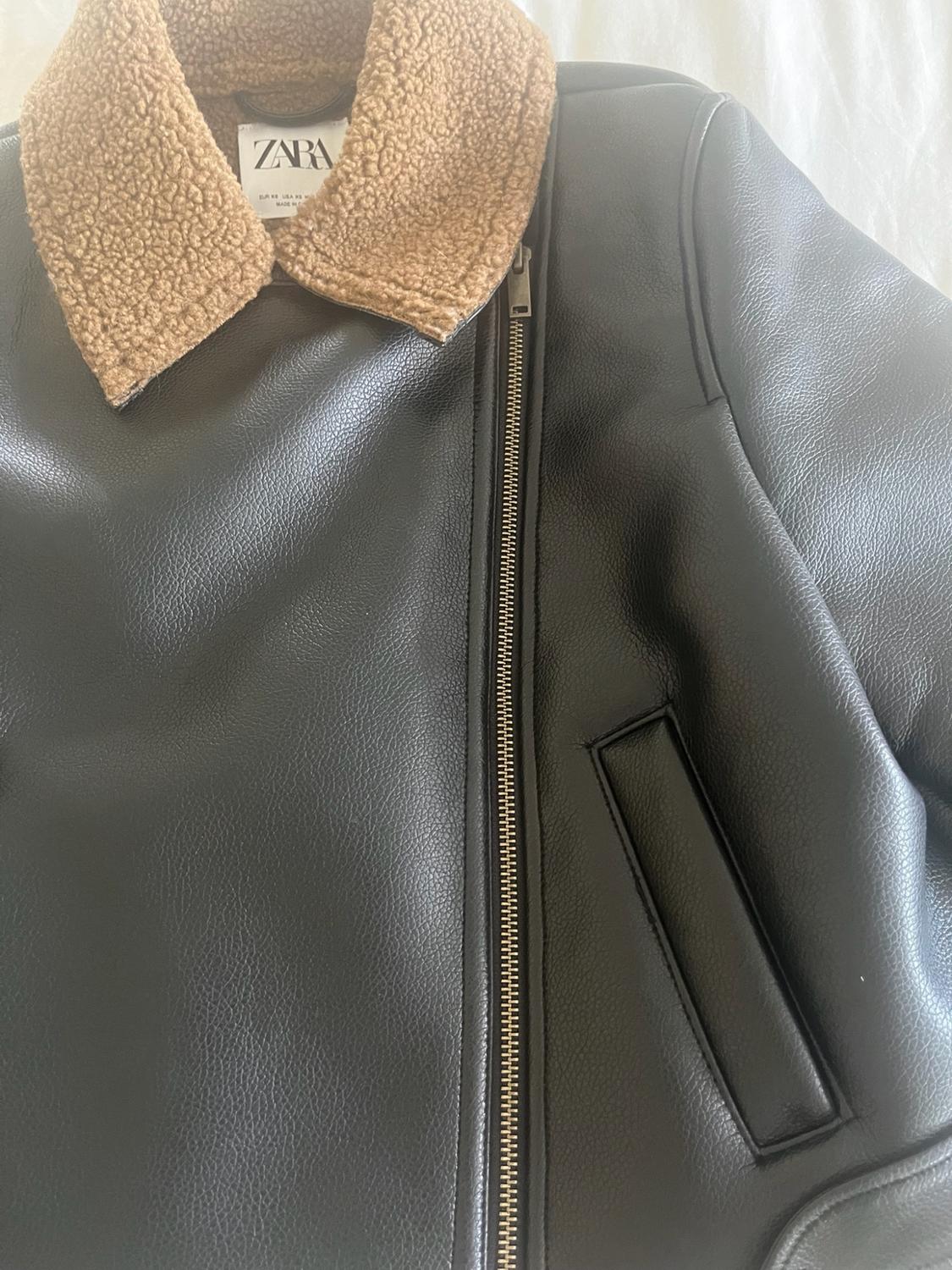 FLEECE BIKER JACKET - Image 5