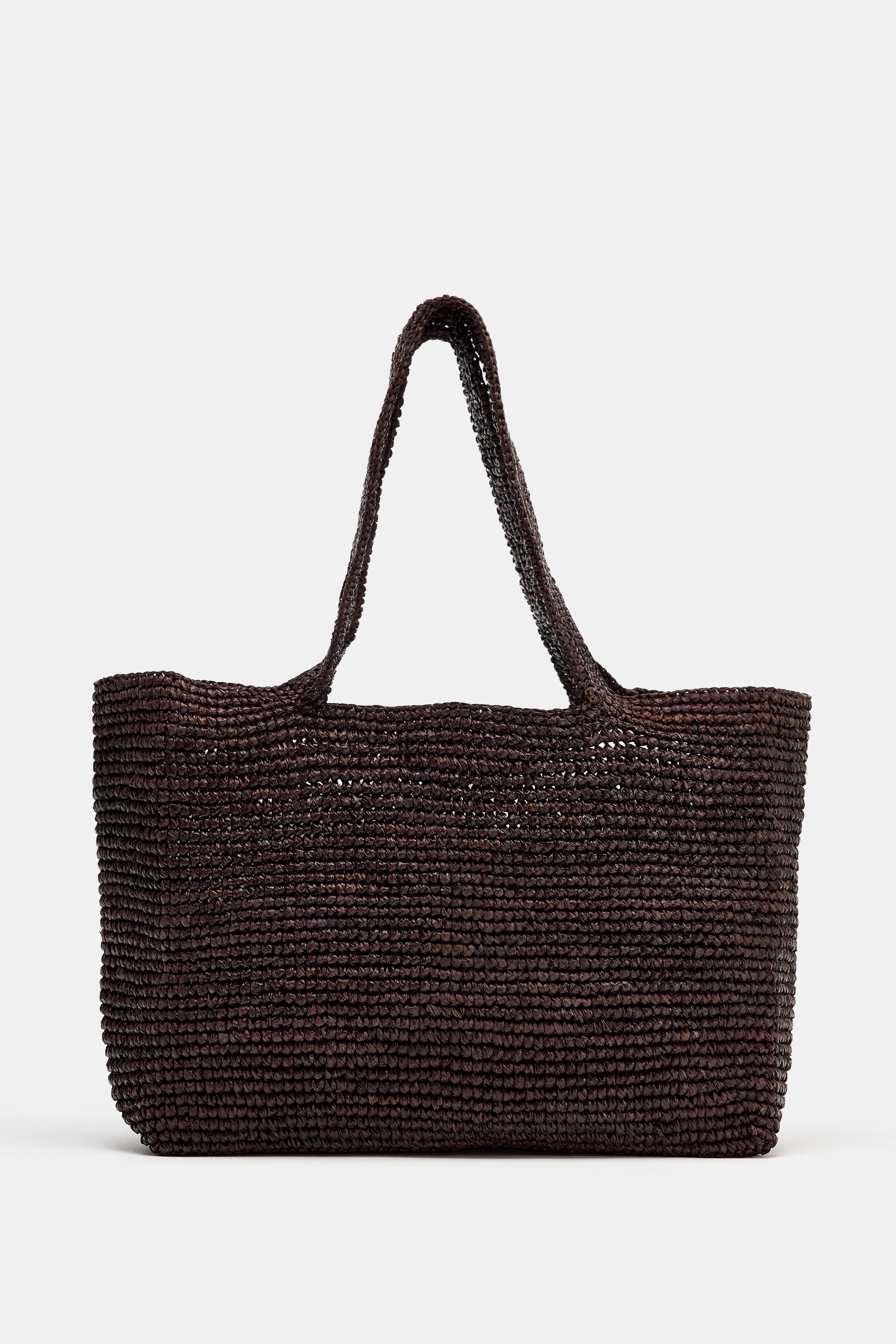 ラフィアトートバッグ - グリーン | ZARA Japan / 日本