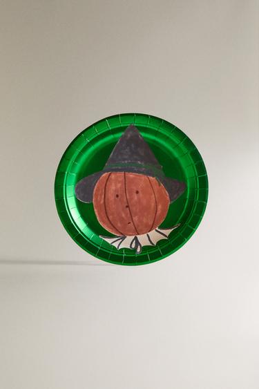 LOT ASSIETTES PAPIER ENFANTS HALLOWEEN (LOT DE 12) - Multicolore de Zara - Image 0