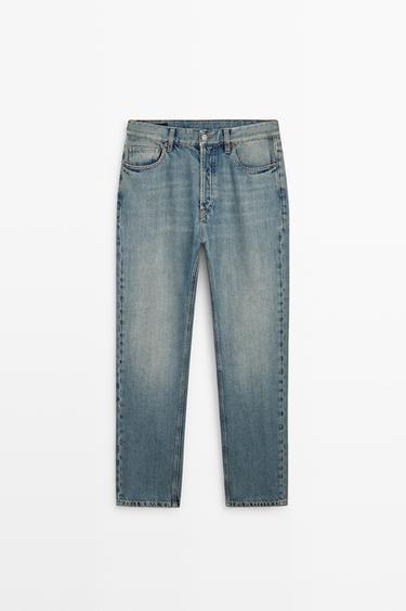 Zara Straight-leg jeans - Light blue - Image 0