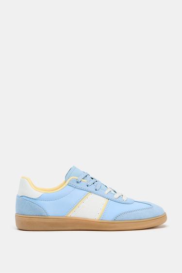 SPORTSNEAKERS KLEUREN - Blauw van Zara