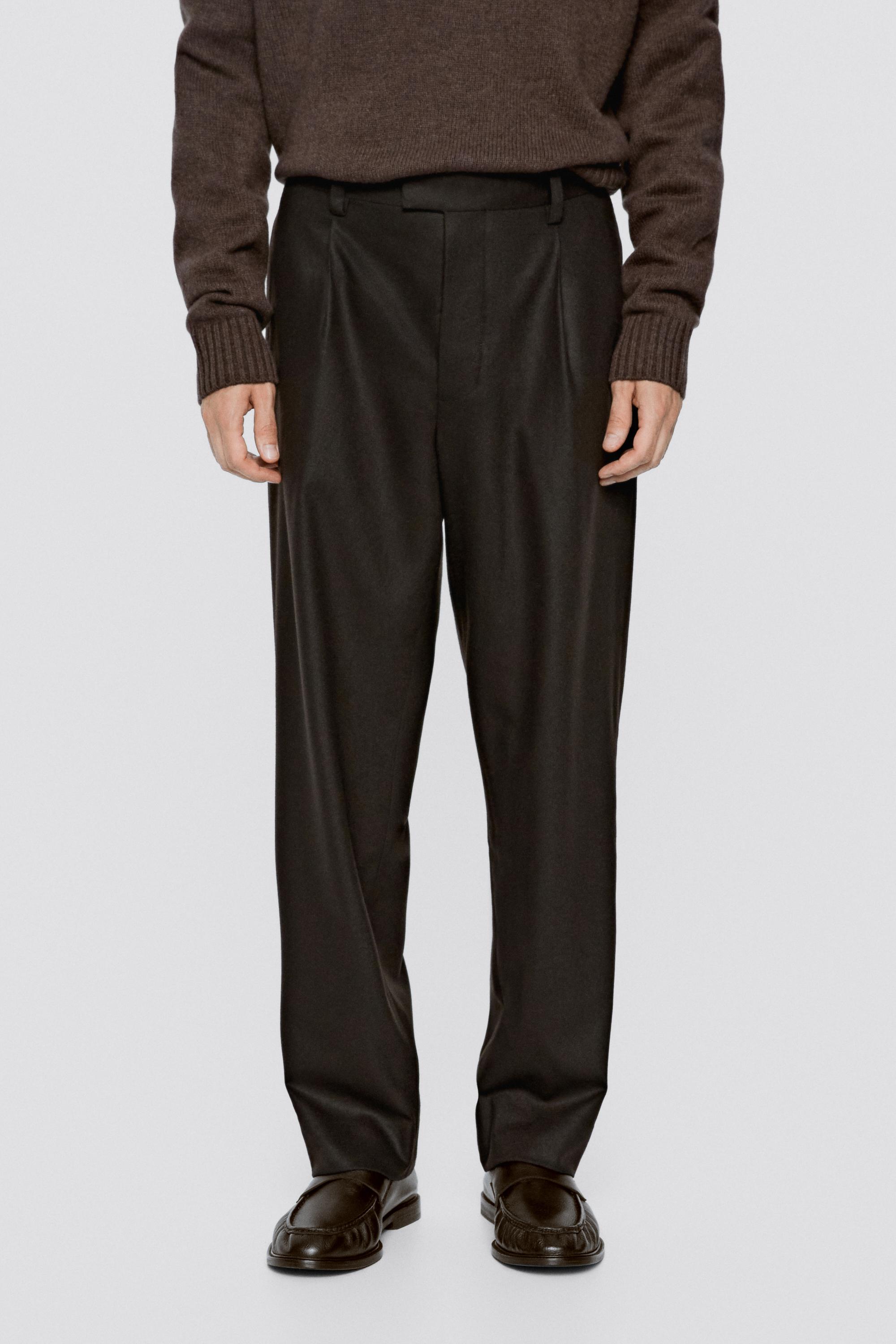 Wool blend darted suit pants - LIMITED EDITION