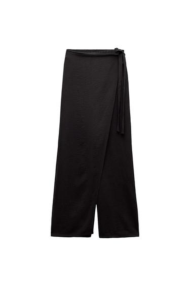 FLOWING WRAP TROUSERS