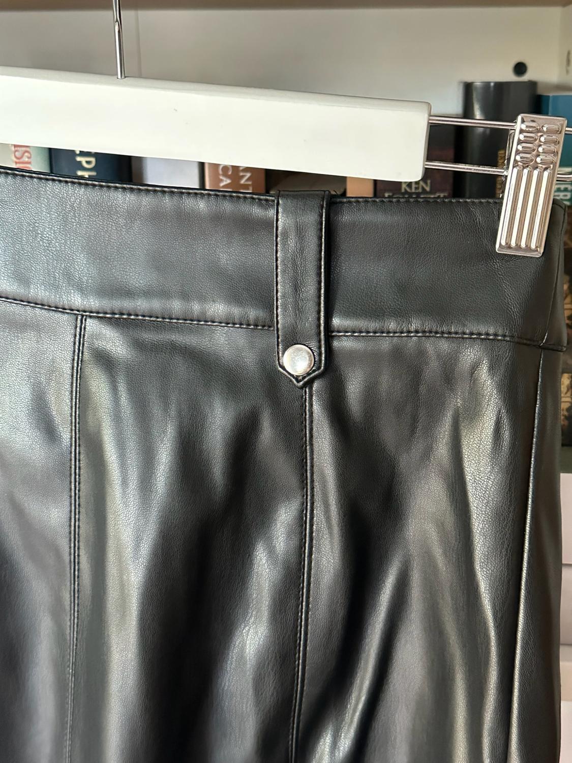 FAUX LEATHER BIKER SKIRT - Image 5