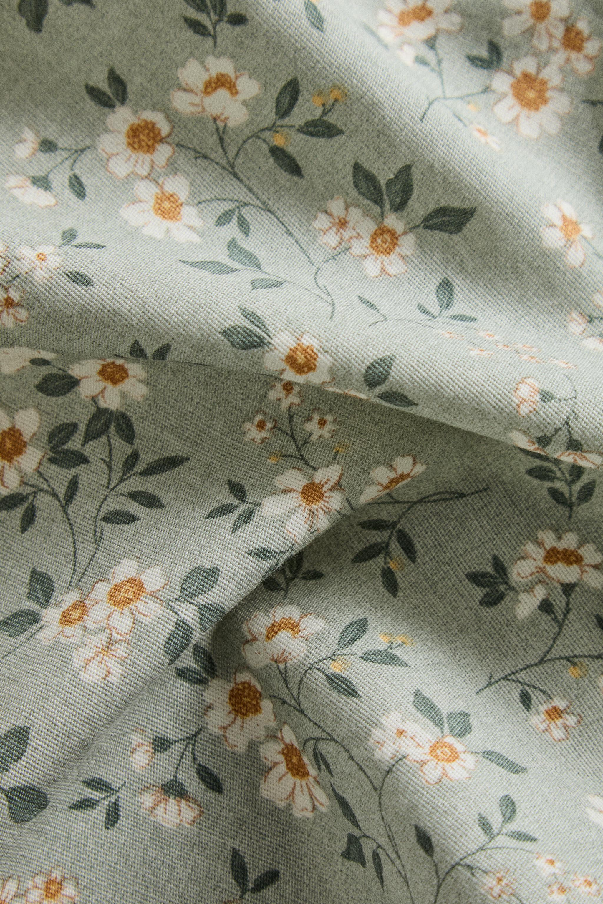 CHEMIN DE TABLE FLEURS SAUVAGES AVEC DENTELLE