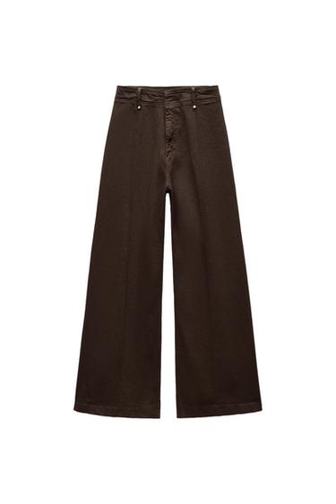 ZW COLLECTION WIDE-LEG HIGH-WAIST JEANS