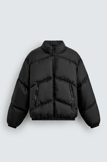 TECHNICAL PUFFER JACKET - Black by Zara - Image 7