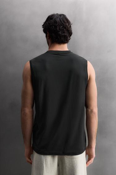 DÉBARDEUR TECHNIQUE - Noir de Zara - Image 2