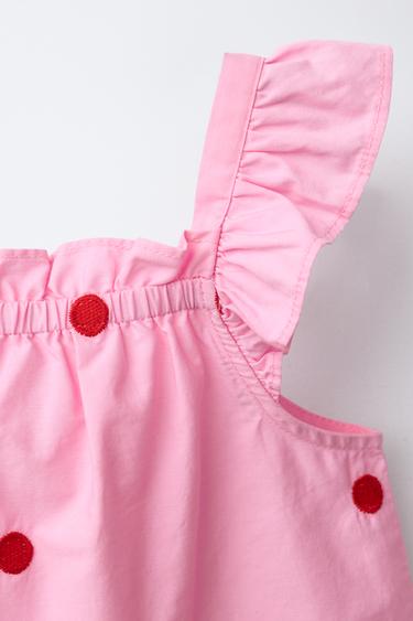 TOP BRODÉ - Rose de Zara - Image 2