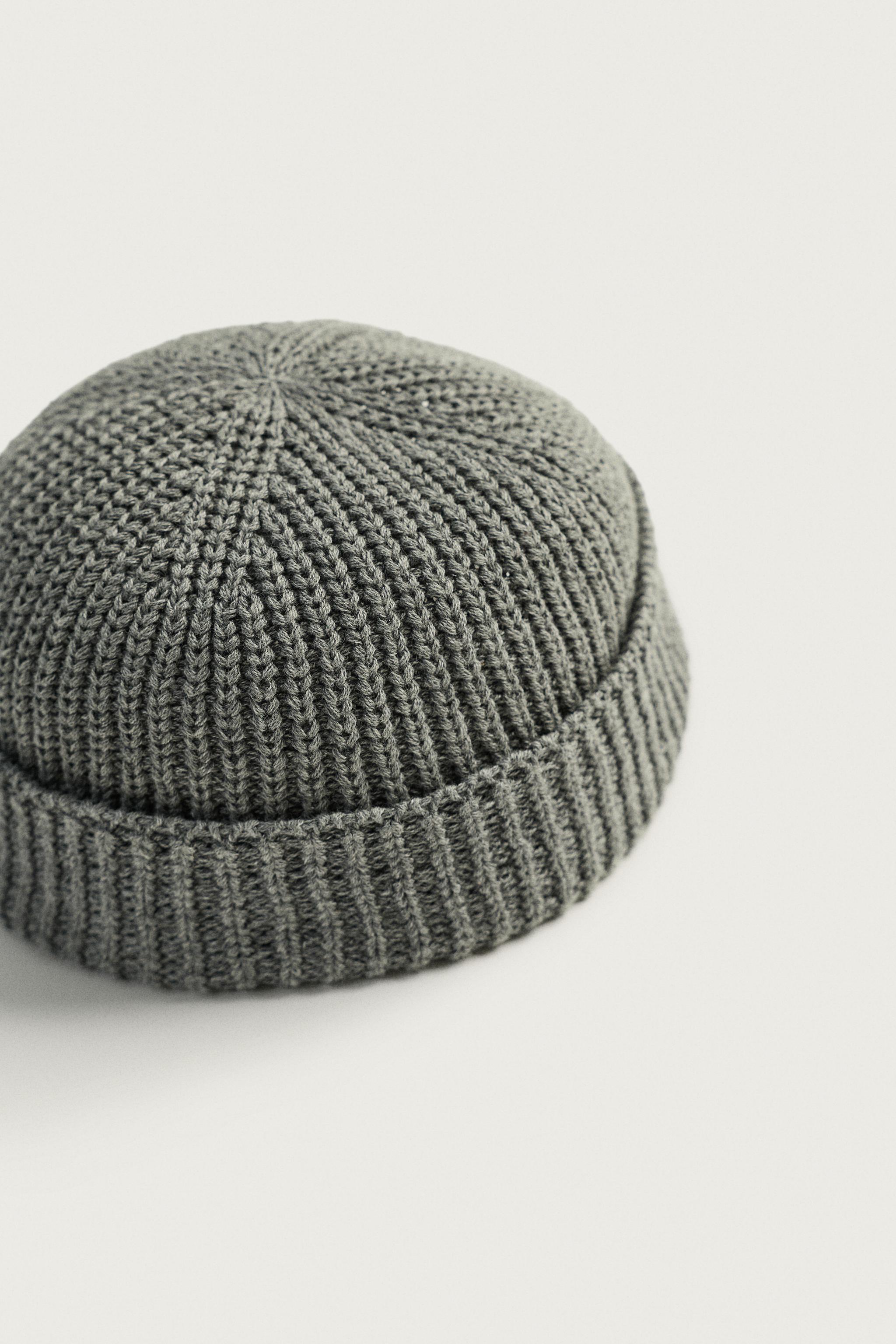 COTTON BLEND KNIT BEANIE - Red | ZARA Hungary / Magyarország