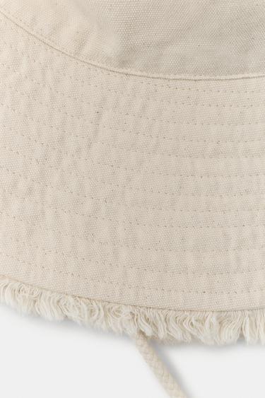 CHAPEAU BOB 100% COTON - Écru de Zara - Image 1