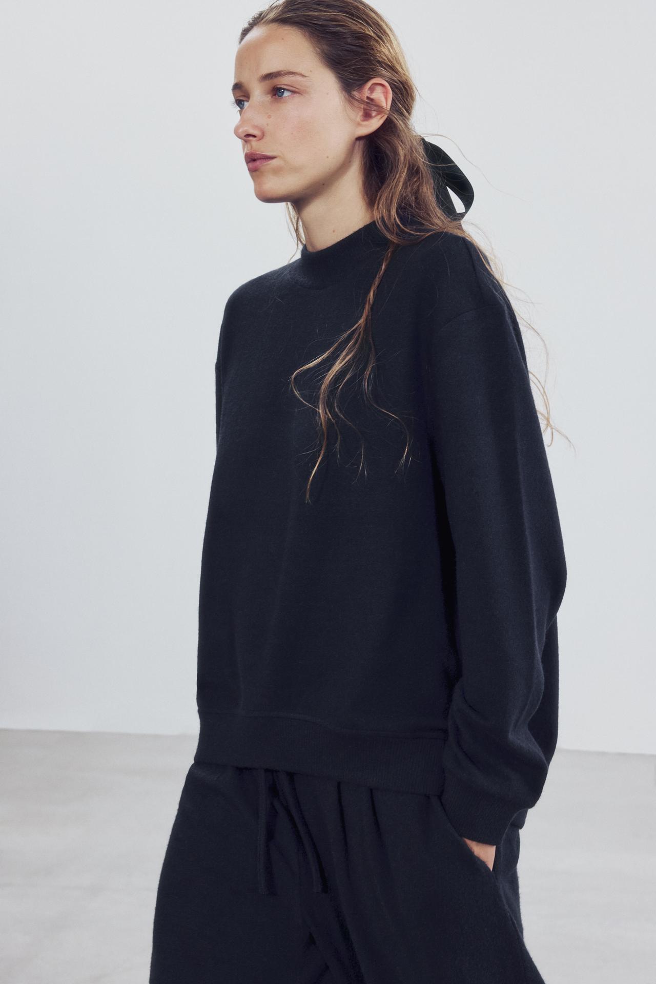 SOFT SWEATSHIRT — navy