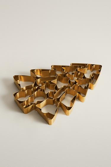 CHRISTMAS COOKIE CUTTER SET (SET OF 10) — Golden 2
