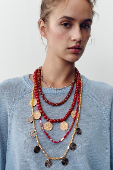 LOT DE COLLIERS FANTAISIE - Multicolore de Zara - Image 1