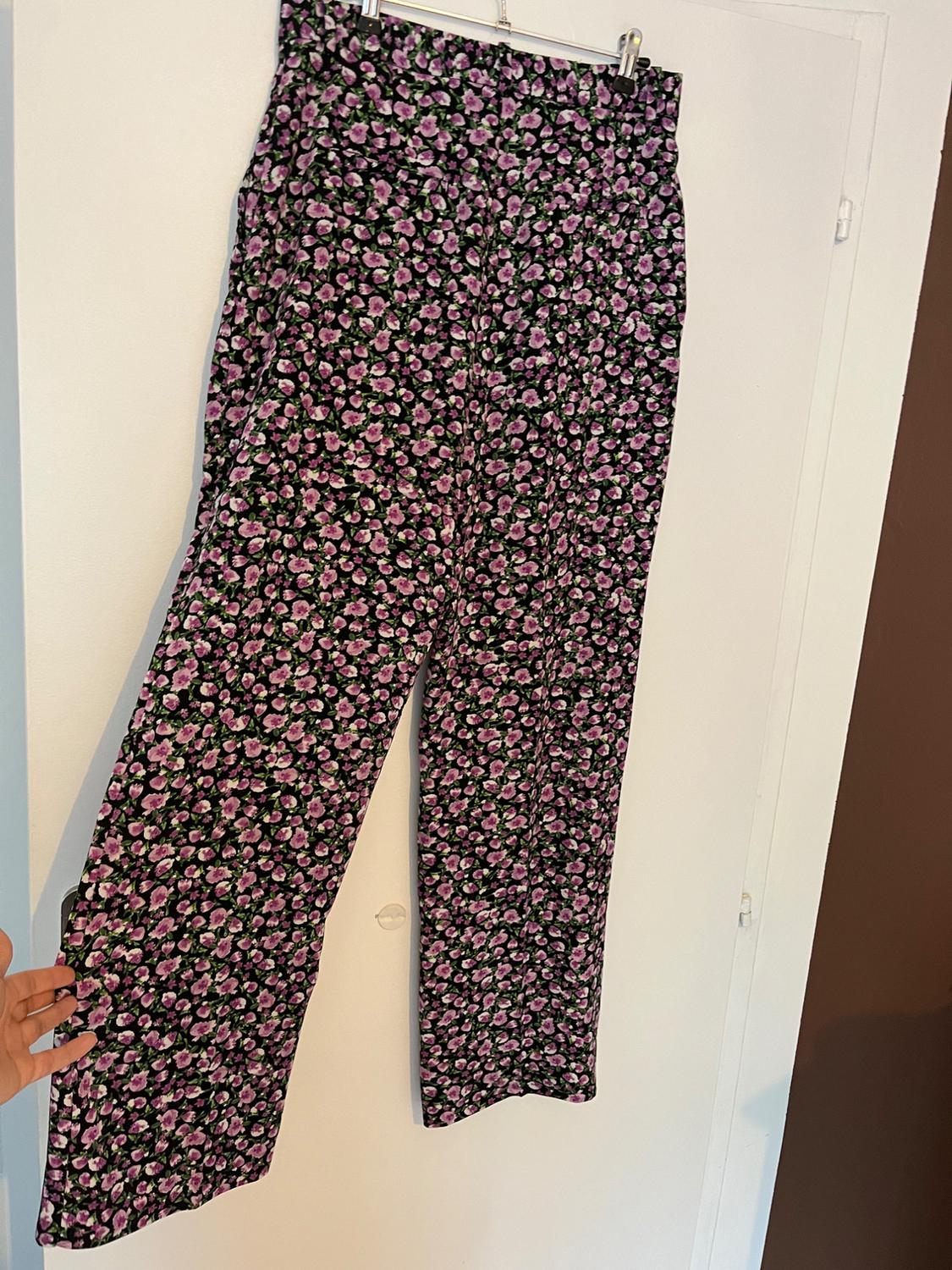 FLORAL PRINT MASCULINE TROUSERS - Image 3