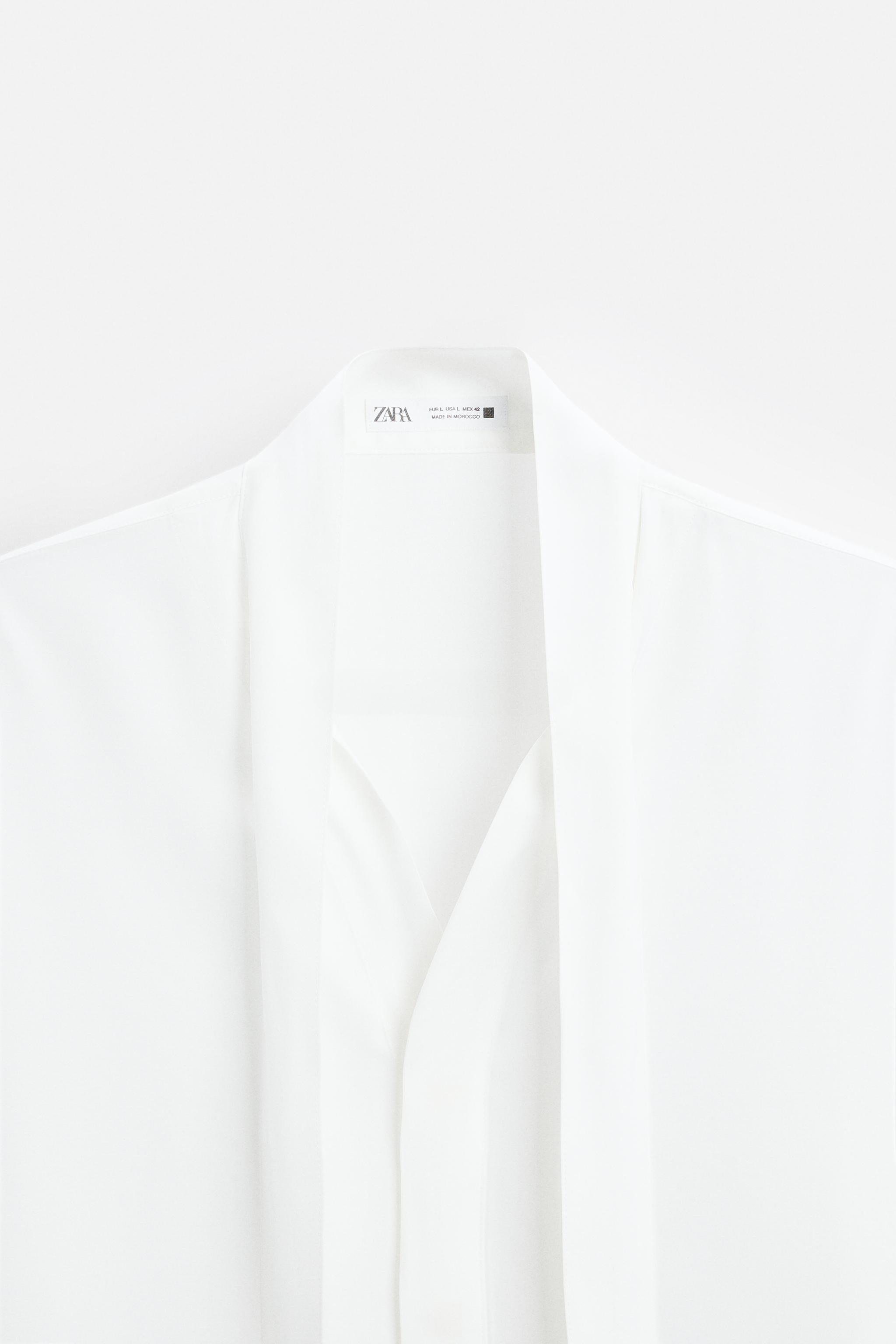 CHEMISE FLUIDE À NOEUD