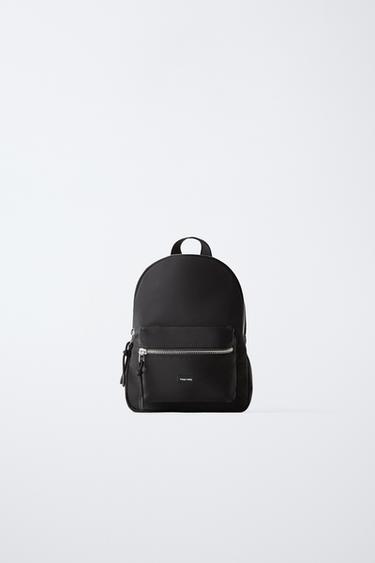 KLEINER RUCKSACK AUS NYLON - Schwarz von Zara - Bild 0