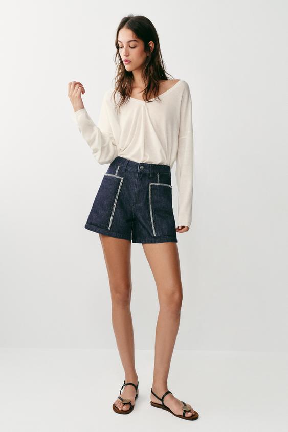 Z1975 EMBROIDERED SHORTS from Zara - $49.90