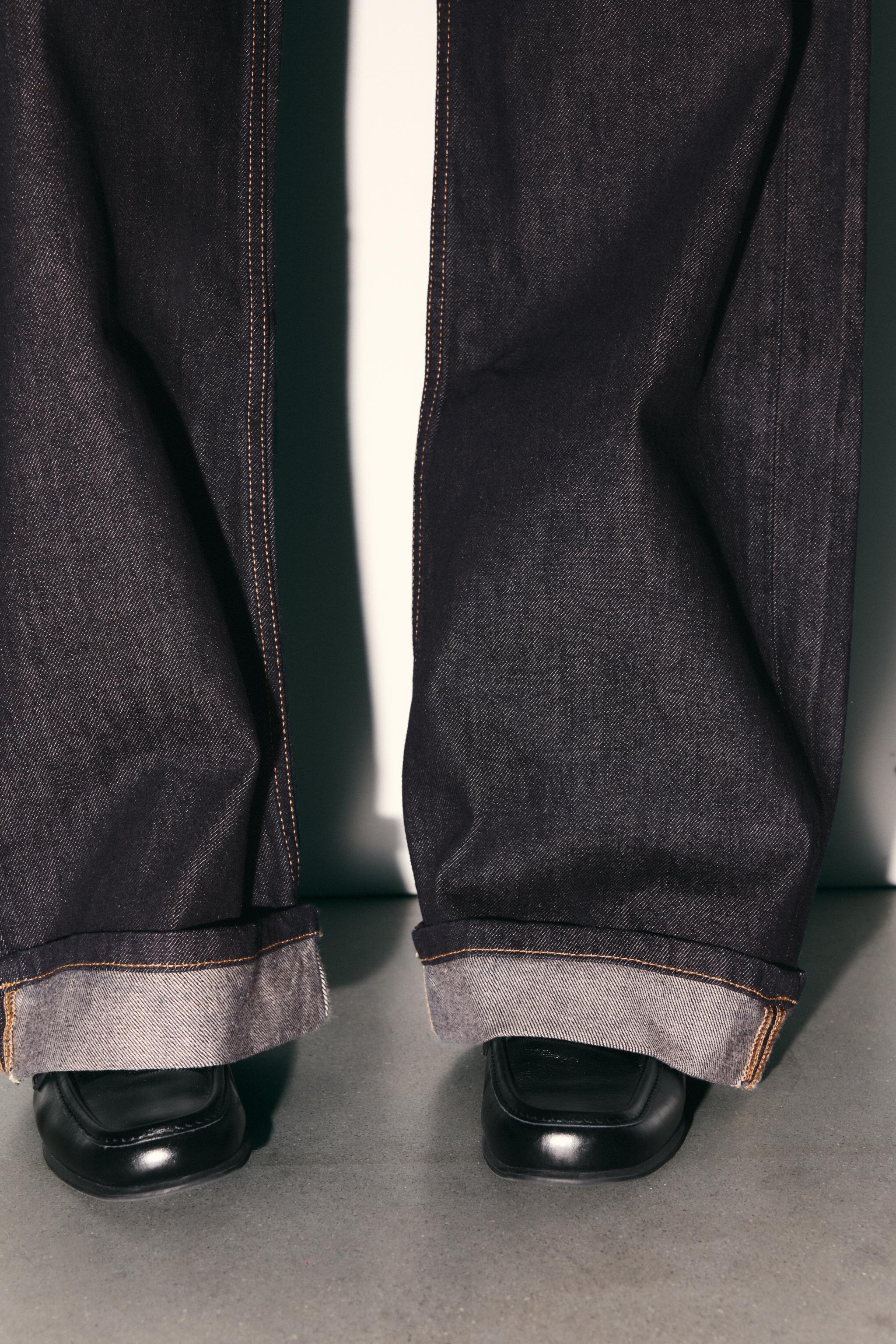 JEAN TRF BAGGY FOLDED TAILLE MI-HAUTE