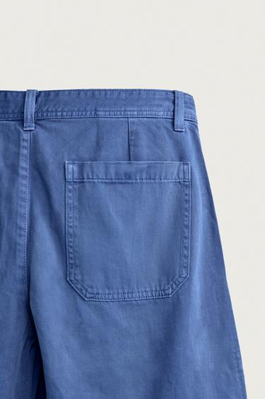 PANTALON RELAXED STRAIGHT FIT - Bleu roi de Zara - Image 9