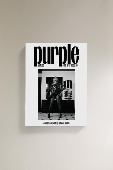REVISTA PURPLE 44 - Branco / Preto da Zara