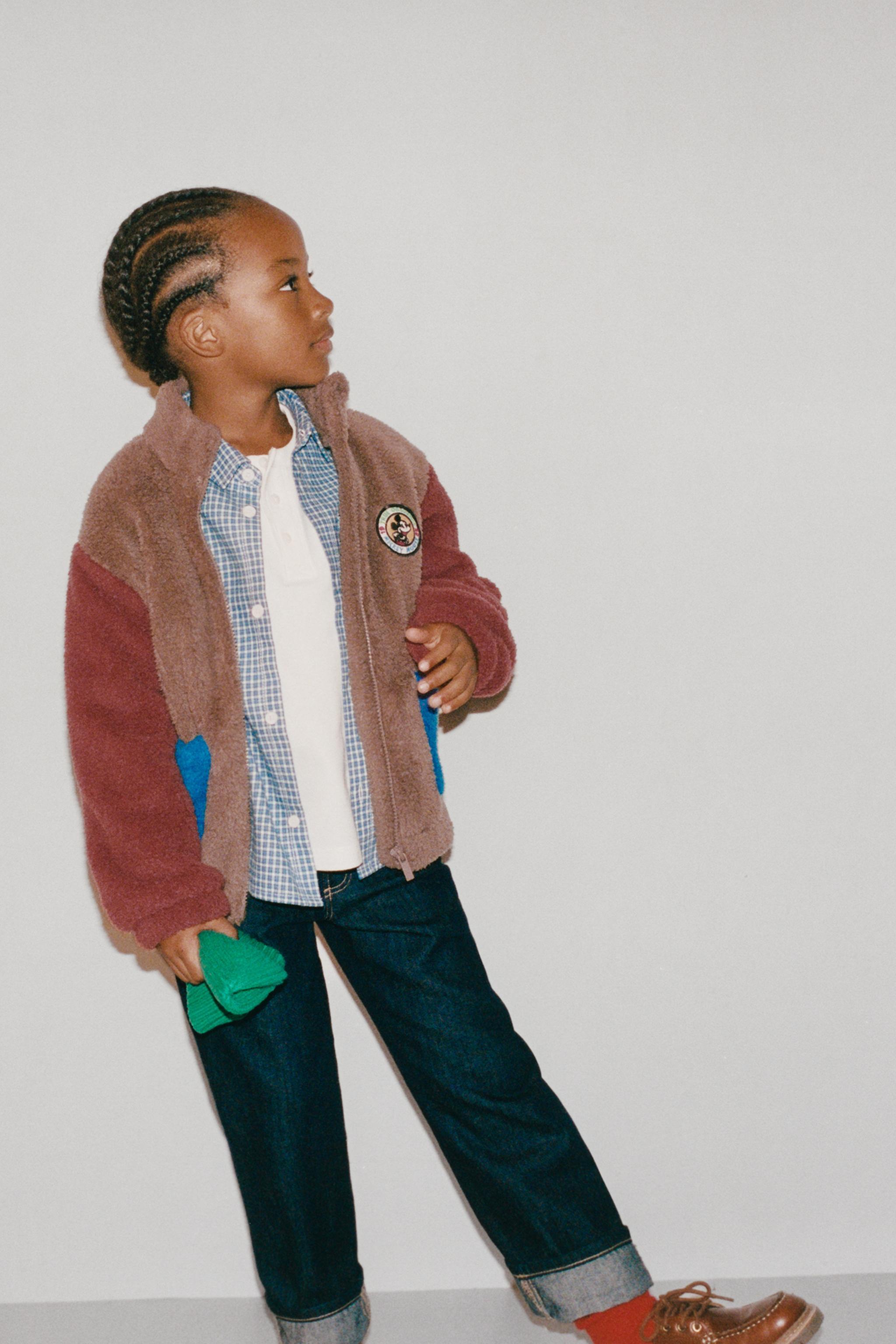BLOUSON EFFET MOUTON COLORBLOCK MICKEY MOUSE © DISNEY