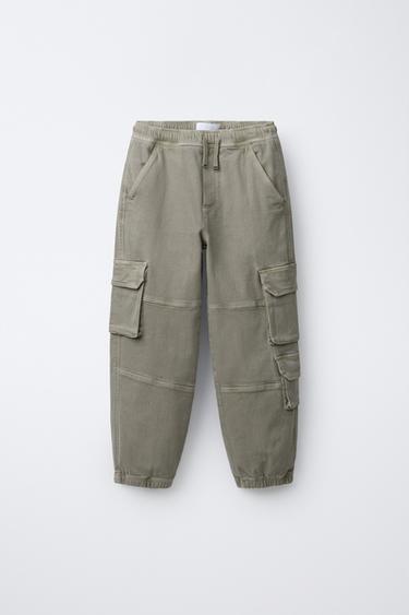 MULTI-POCKET JOGGERS - Sand by Zara