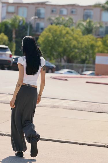JOGGER-HOSE MIT TASCHEN - Bleigrau von Zara