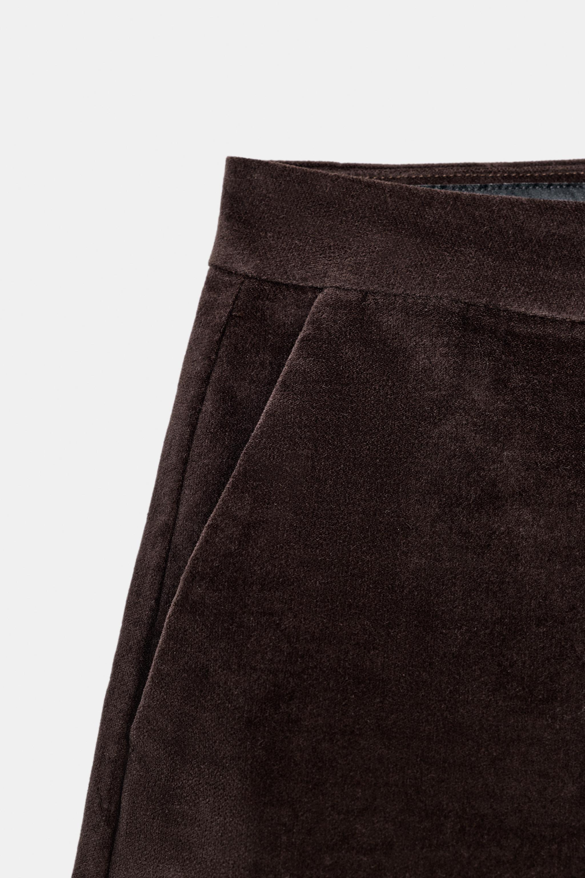 ベルベットショートパンツ - モールグレー | ZARA Japan / 日本