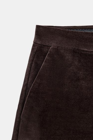 SHORTS VELVET - Gris topo de Zara
