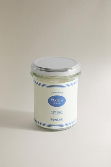 Zara (130 G) VANILLA & NUT SCENTED CANDLE - Ecru / Beige - Image 0