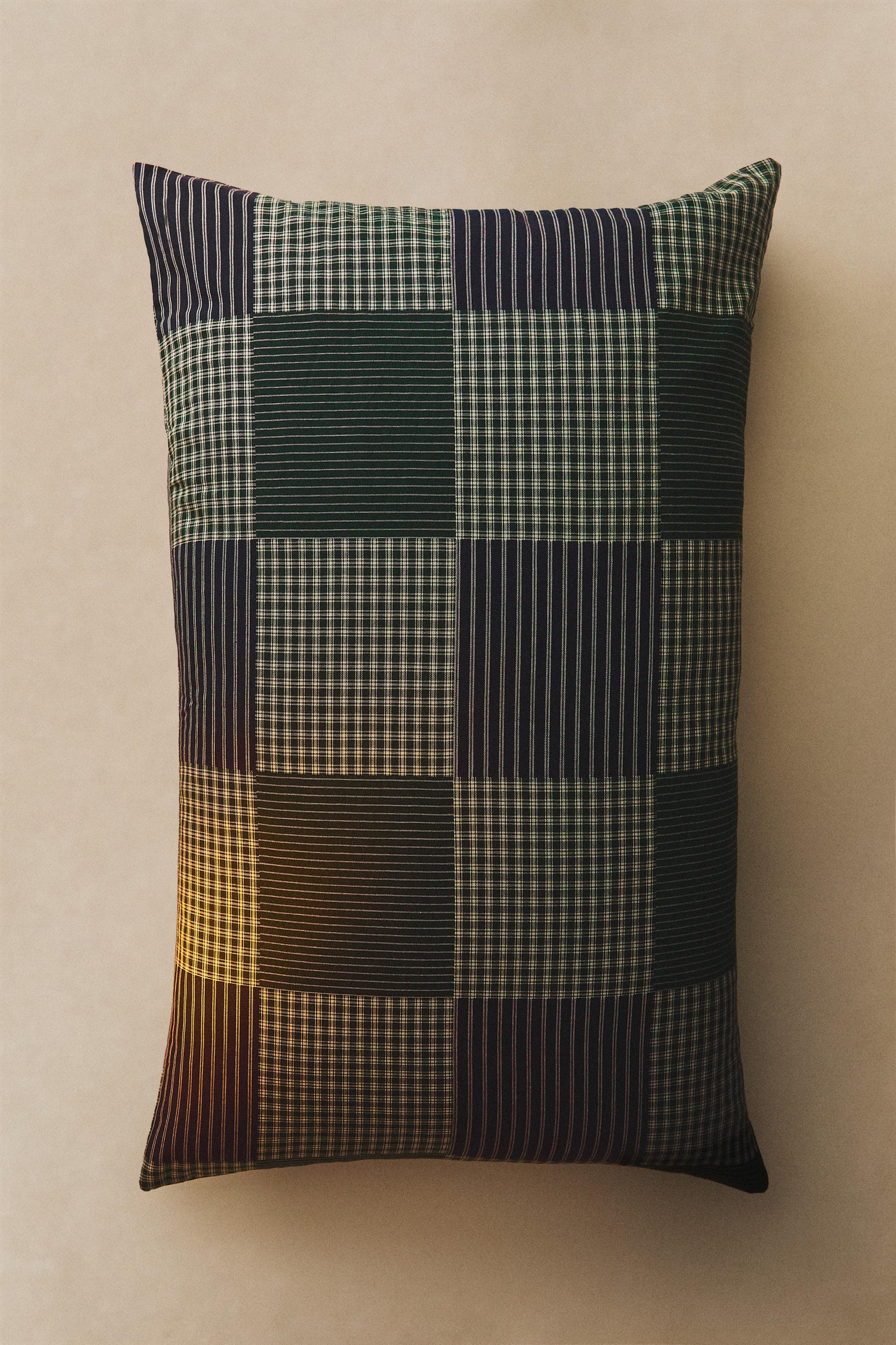 TAIE D’OREILLER ENFANT COTON PATCHWORK NOËL