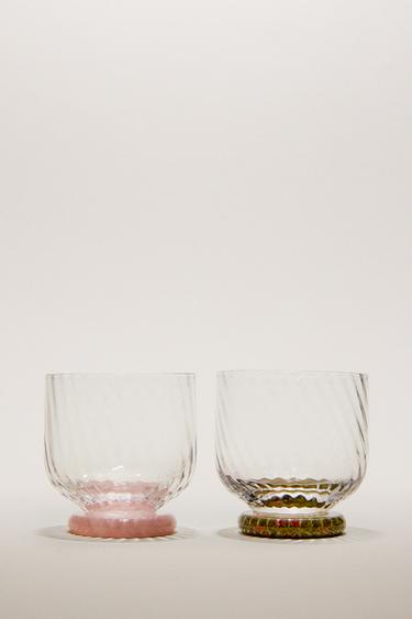 MARBLE SHOT GLASS SET - Transparent by Zara