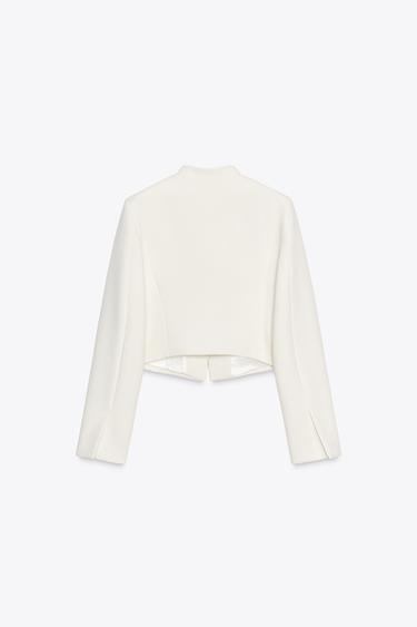 BLAZER COURT - Blanc cassé de Zara - Image 4