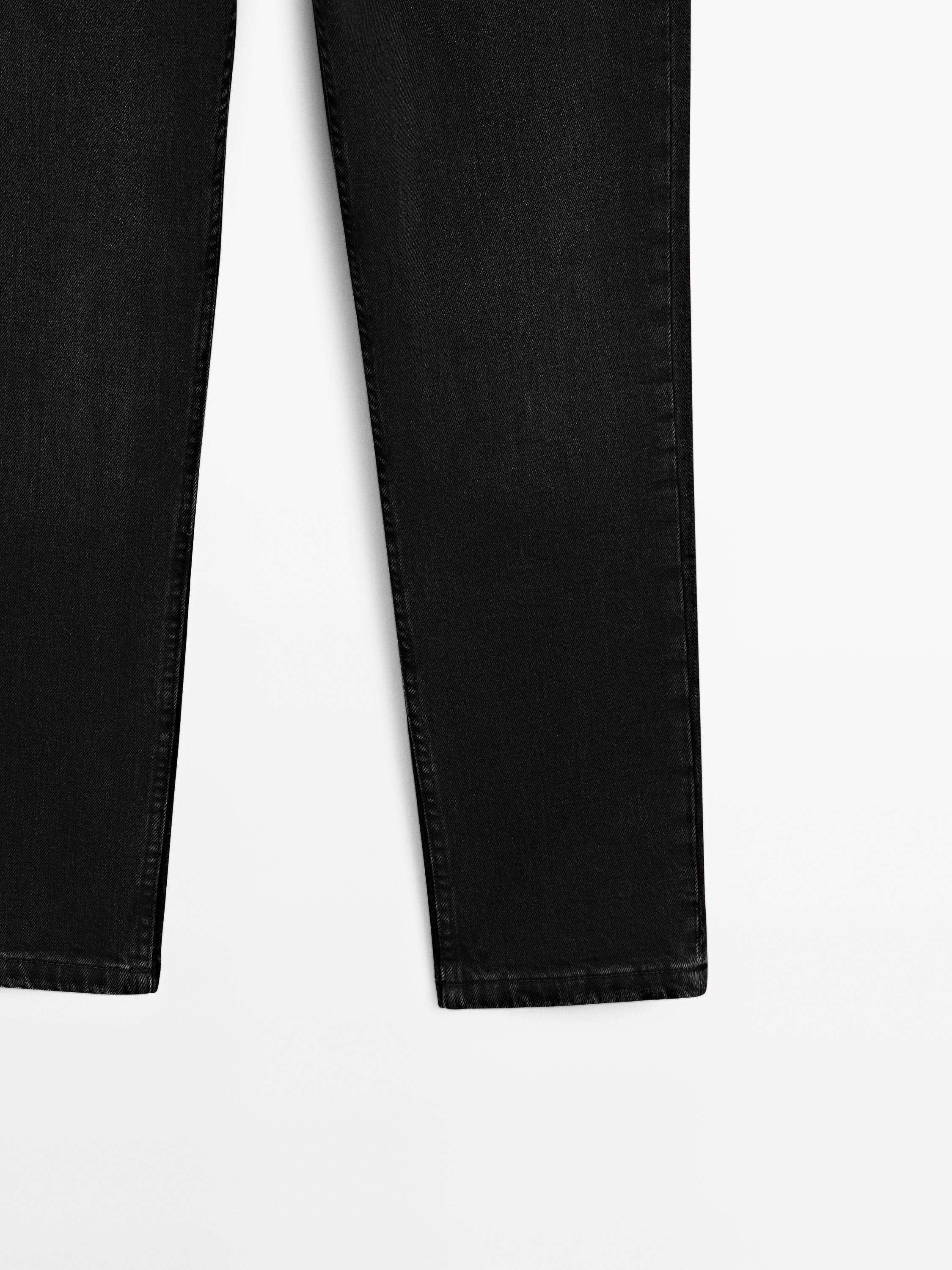 Mid-rise cropped slim fit jeans