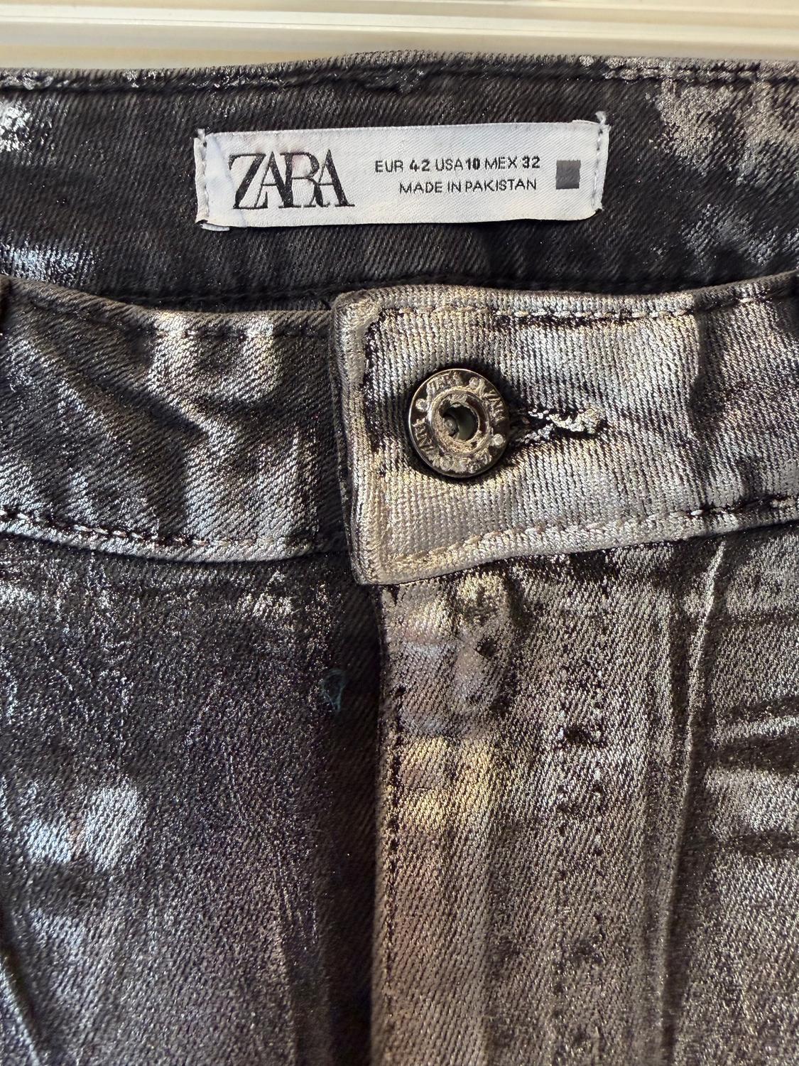 Z1975 SKINNY MID-RISE FOIL JEANS - Image 3