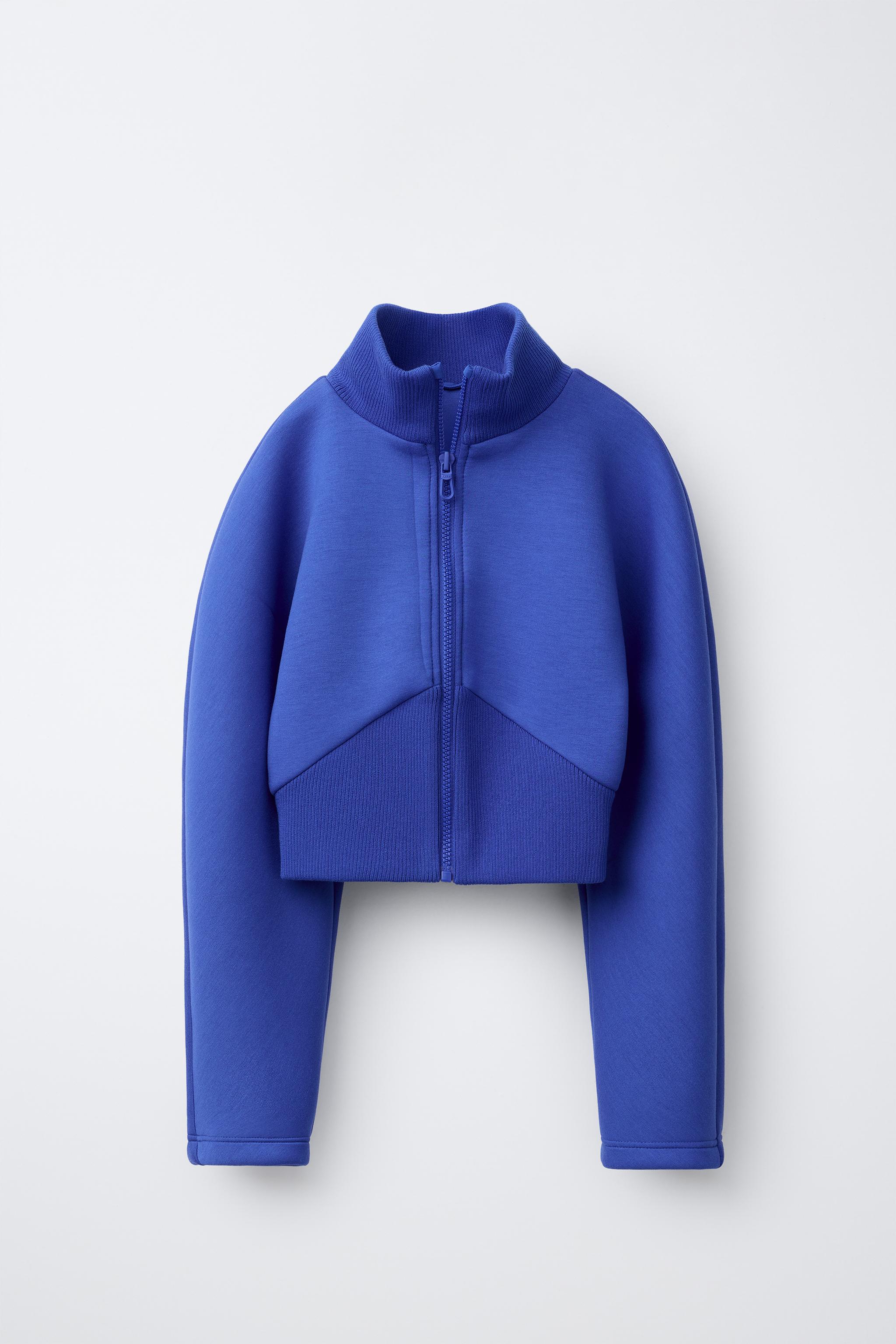 BLOUSON NÉOPRÈNE CÔTELÉ