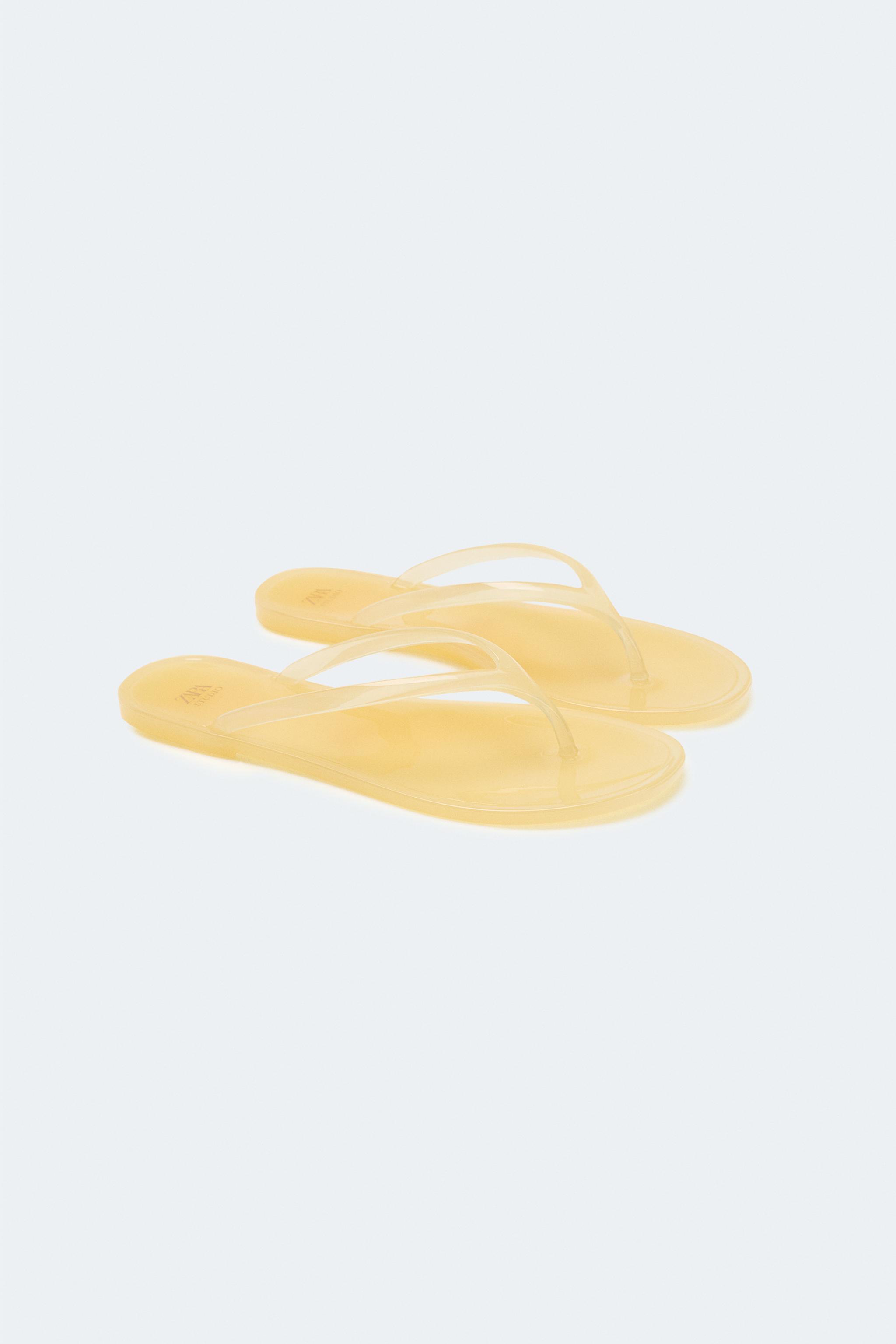 JELLY LIMITED EDITIONフラットサンダル - バニライエロー | ZARA