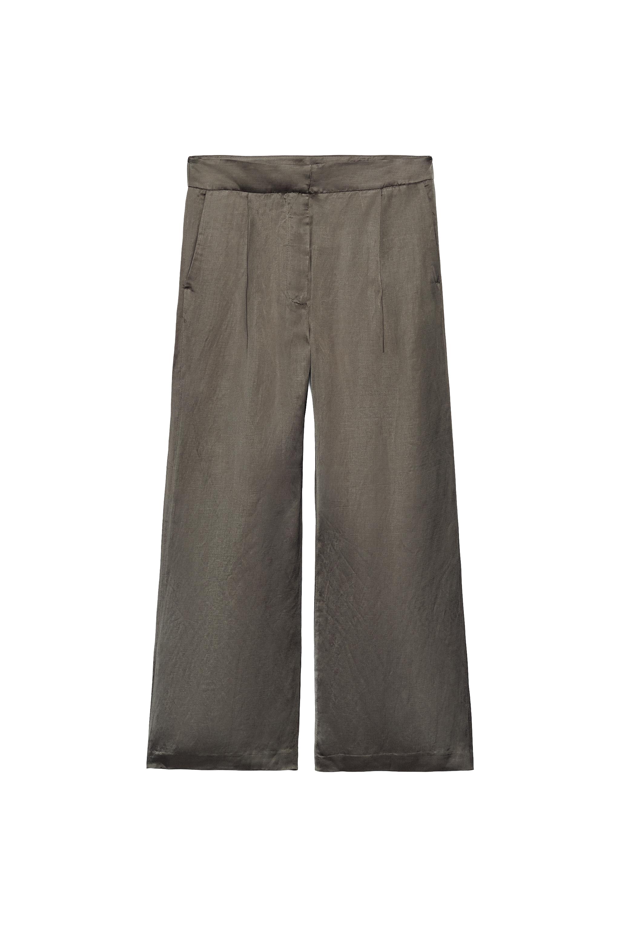 PANTALÓN SATINADO ANCHO ZW COLLECTION