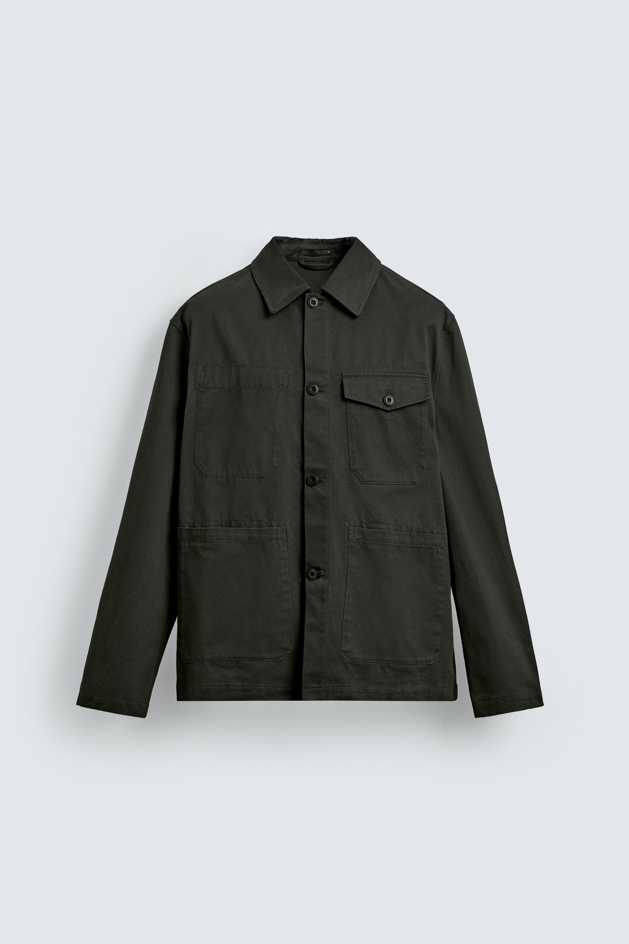 REGULAR FIT POCKET OVERSHIRT