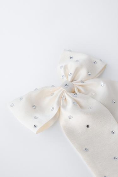 CHOUCHOU NŒUD BIJOUX PASSANT - Blanc de Zara - Image 2