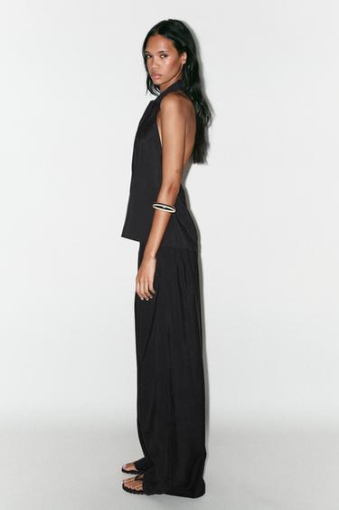 FLOWING PALAZZO TROUSERS - Black by Zara - Image 2